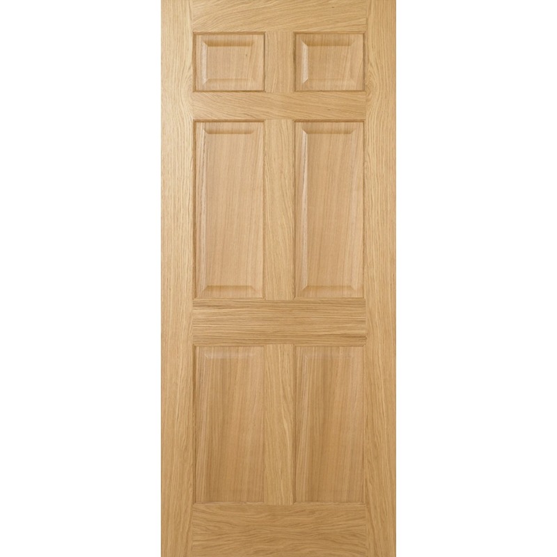 Internal Pre-Finished Oak Regency 6 Panel Door